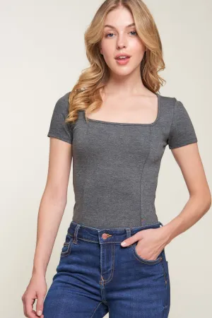 Ash & Dusk Seamed Bodysuit