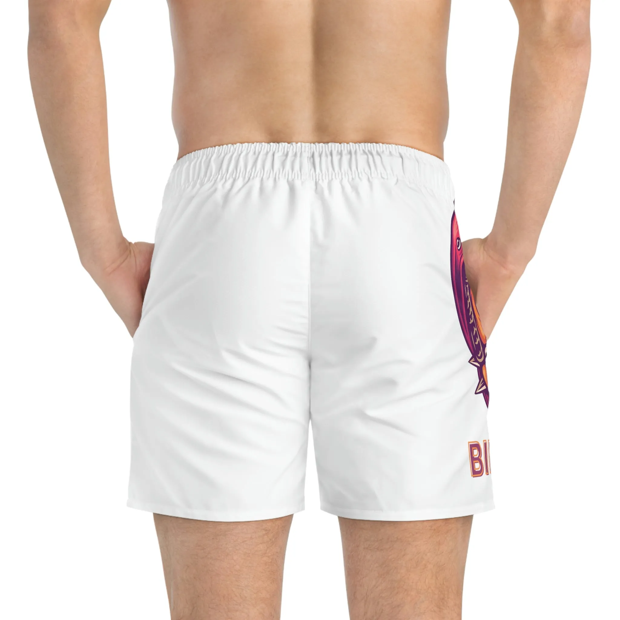 Biker Dog POD Swim Trunks (AOP)