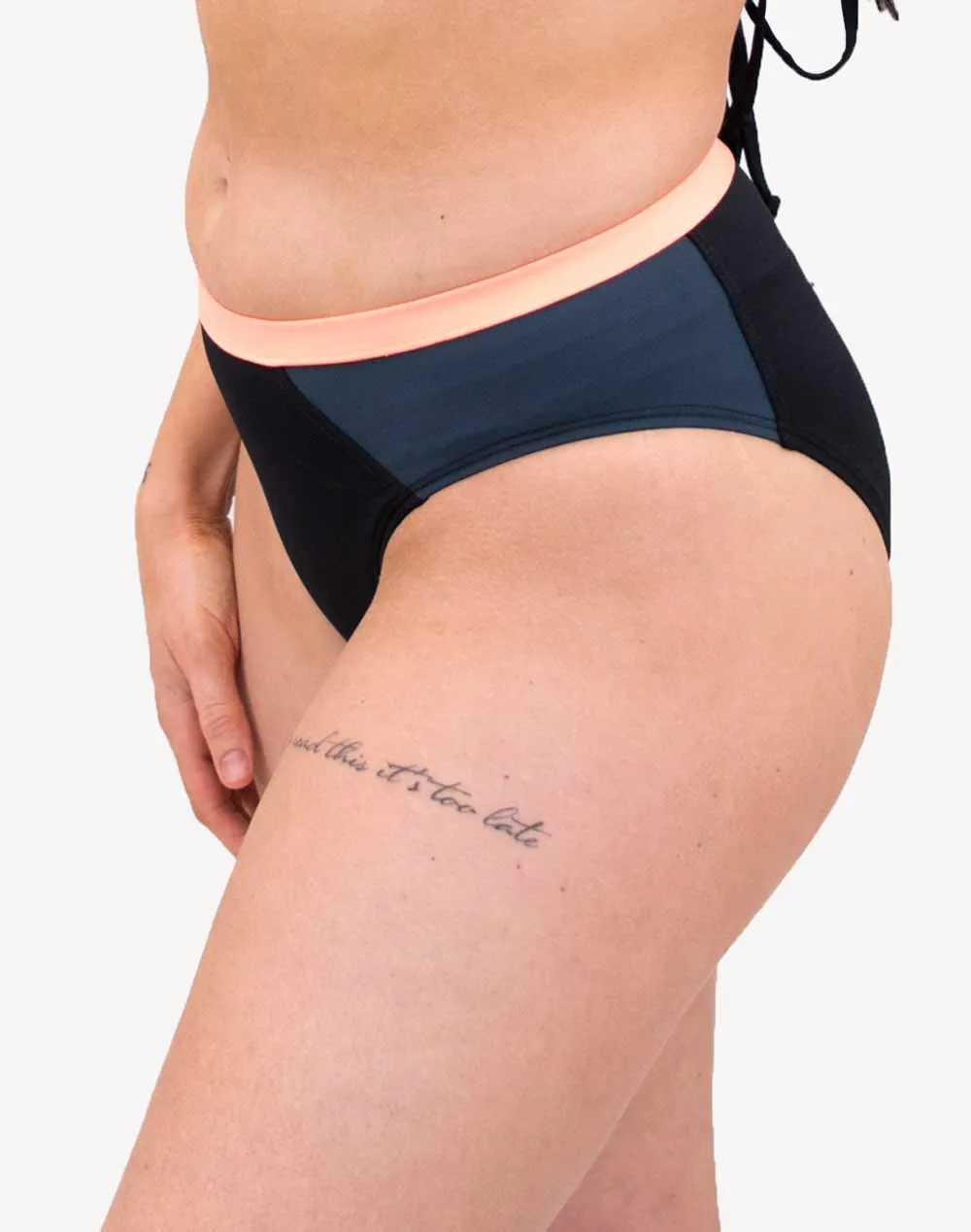 Colourblock Polyester Bikini Bottom