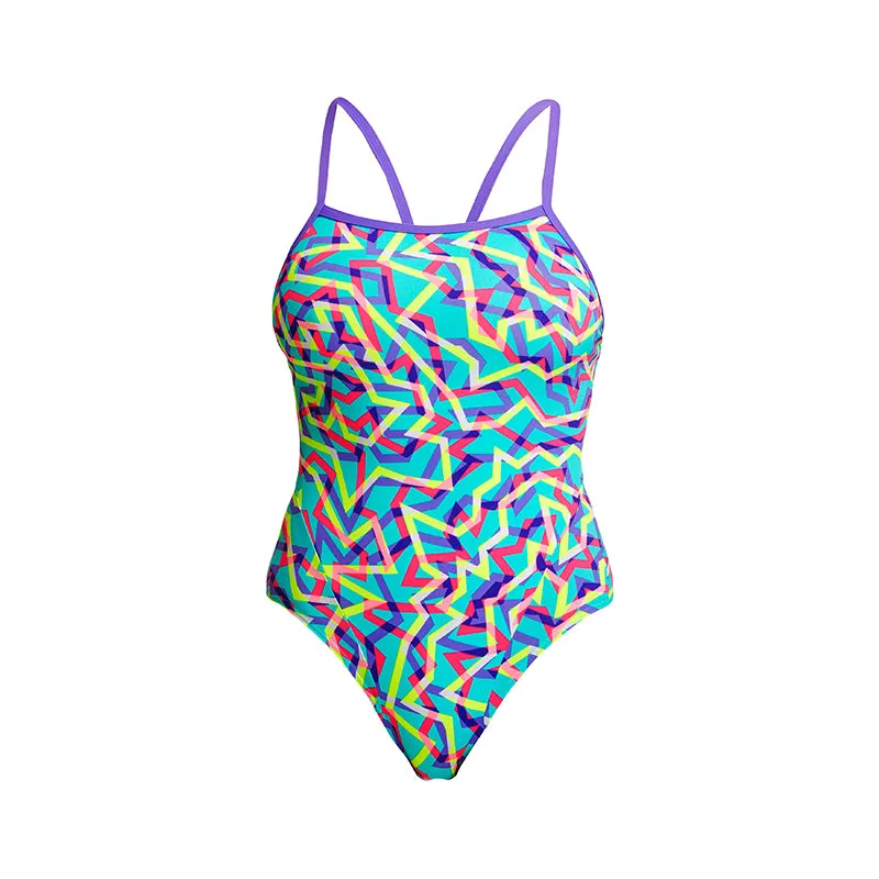 Funkita - Mint Strips - Ladies Single Strap One Piece