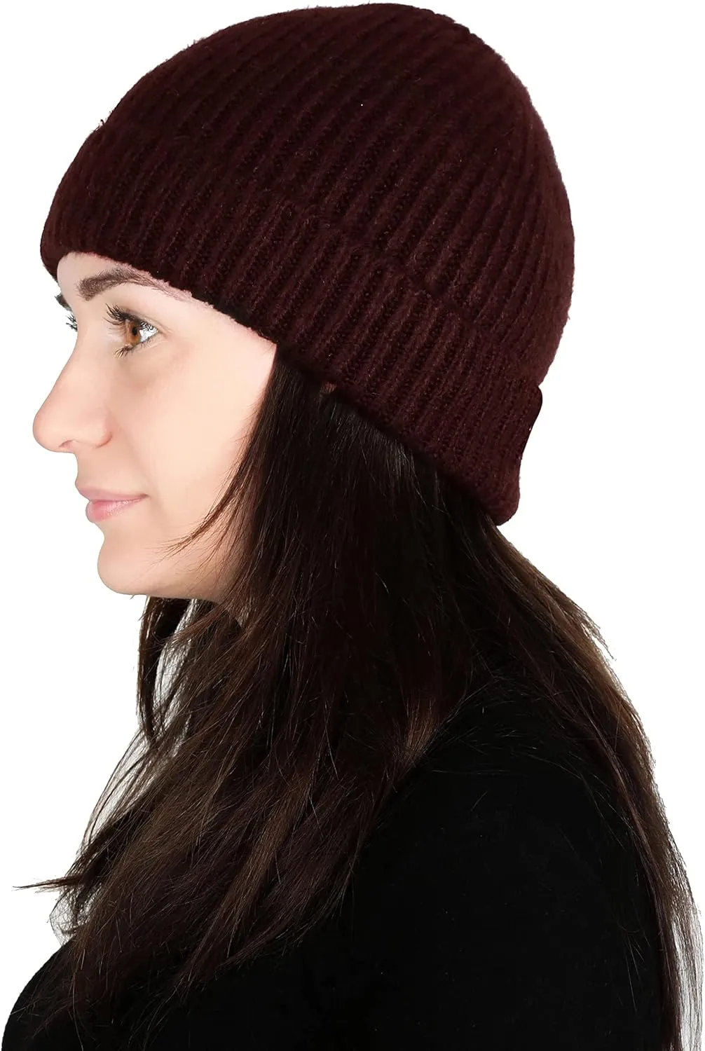 Lilax Rib Knit Women and Men's Beanie, Soft and Warm Cuff Winter Beanie Hat