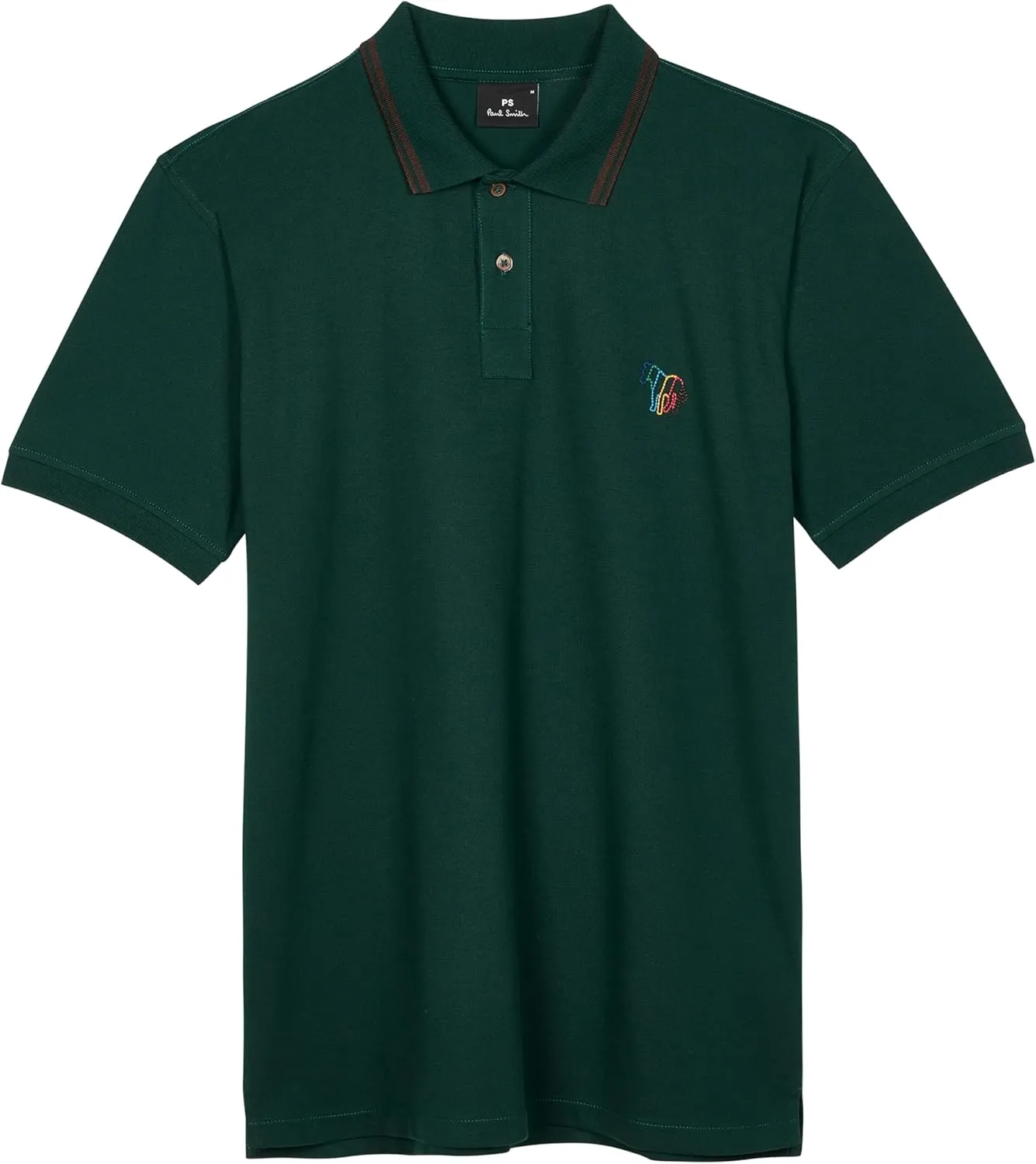Paul Smith Men's Stretch-Cotton 'Broad Stripe Zebra' Polo Shirt