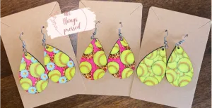 Softball Earrings (3 Styles)