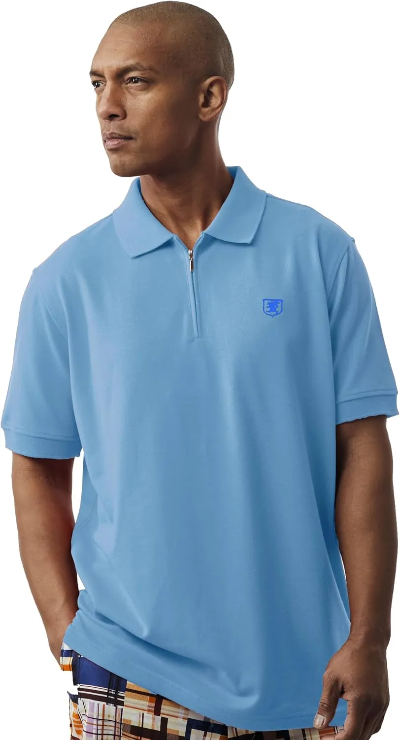 STACY ADAMS Solid and Fancy Mens Polo