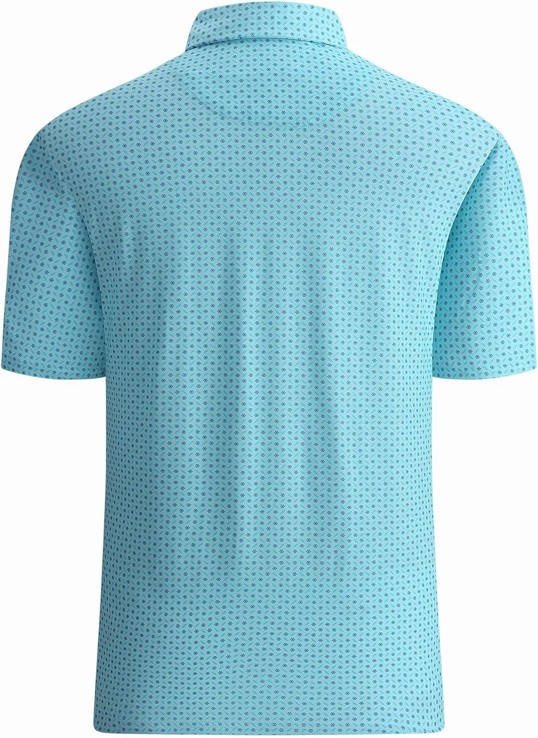WARHORSEE Golf Polo Shirts for Men Short Sleeve Wrinkle Free 4 Way Stretch Moisture Wicking Performance Collared Tshirts